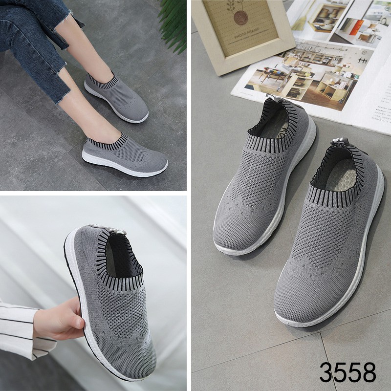 Sepatu wanita KELSEY 3558 SlipOn Fly Knit ORIGINAL BRAND