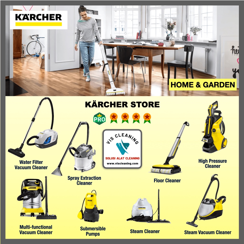 Vacuum Cleaner Karcher WD 4 S V-20/5/22 (Wet &amp; Dry 20 Liter)