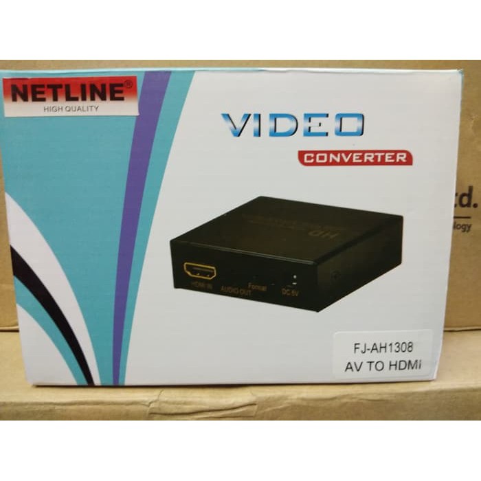 Netline AV To HDMI With Adaptor