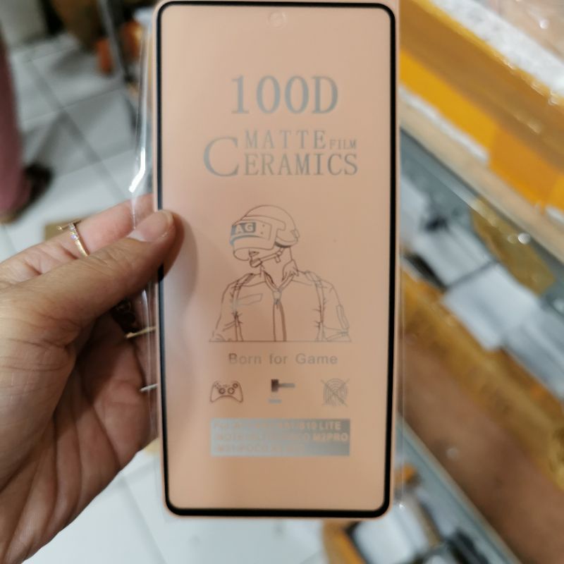 ANTIGORES REDMI NOTE 10 PRO KERAMIK MATTE 21D ANTI MINYAK