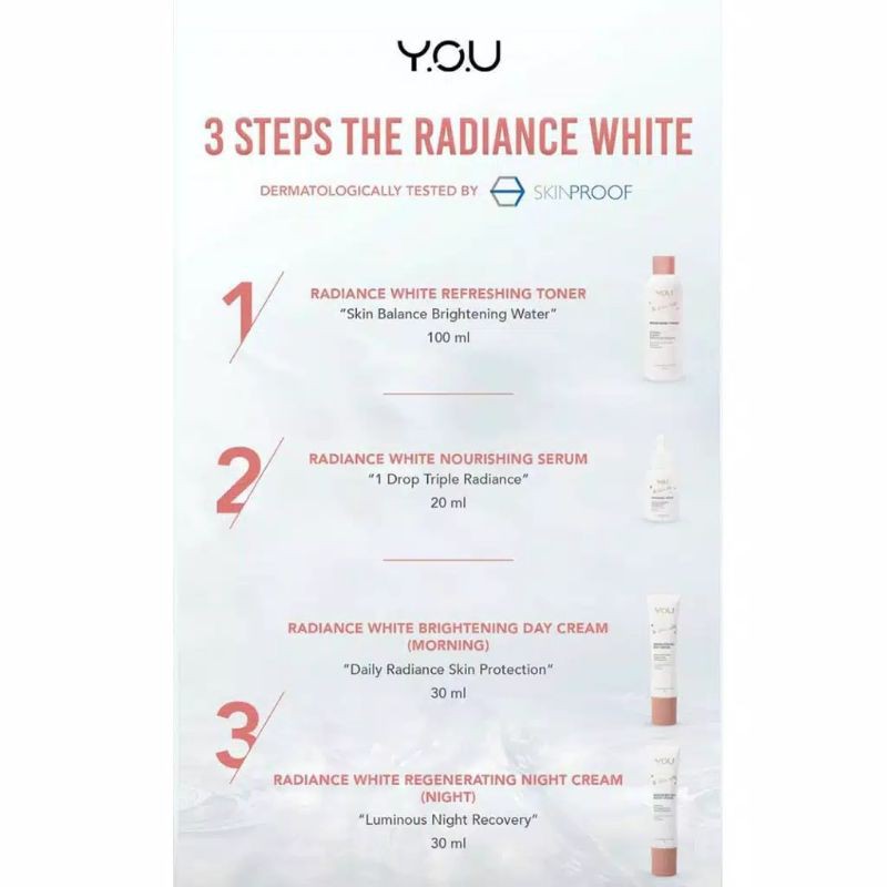 YOU THE RADIANCE WHITE REFRESHING TONER 100ml