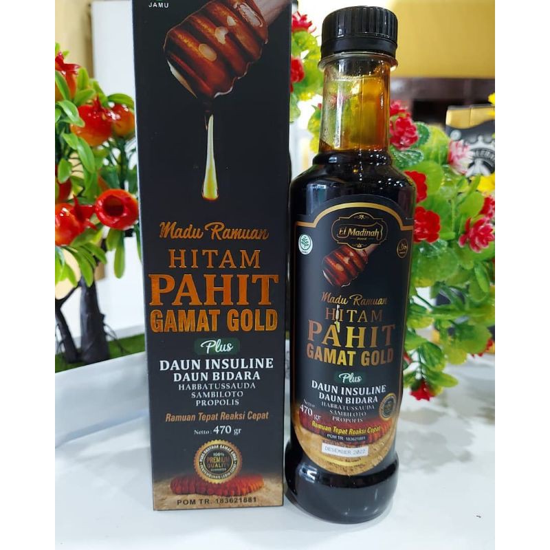 

Madu Hitam pahit Gamat Gold