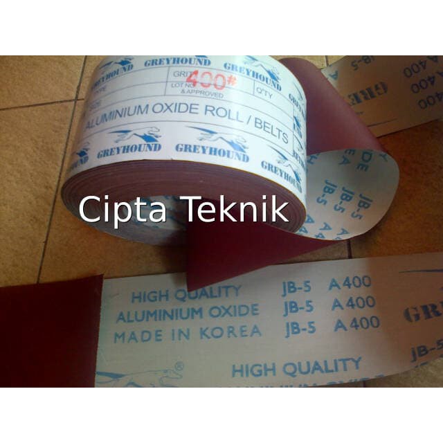 Amplas roll Greyhound grit 400 METERAN