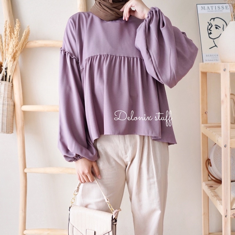 Rebecca crop blouse