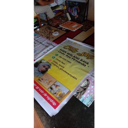 [TEBAL 280 GRAM, FREE DESIGN] CETAK SPANDUK / BANNER / BACKDROP / BACKROUND/OLSHOP