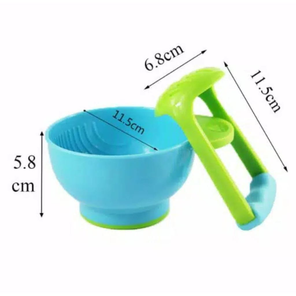 Food Maker Bowl Mangkok Grinder Perlengkapan MPASI / Baby Food Maker Penghalus Makanan Bayi / Perlengkapan MPASI R-50