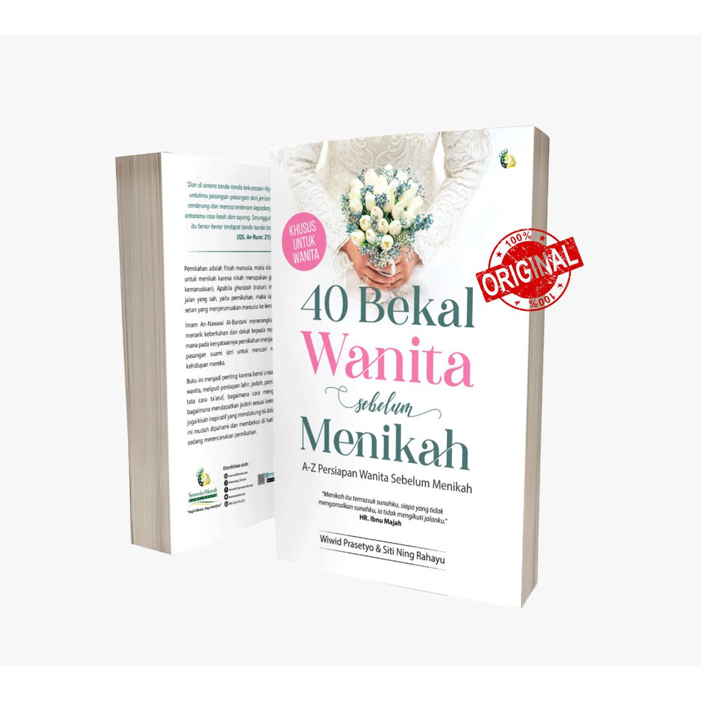 Buku Inspirasi: 40 Bekal Lelaki dan Wanita Sebelum Menikah _ Buku Pernikahan - Kado Pernikahan - Buku Islami - Best Seller-7