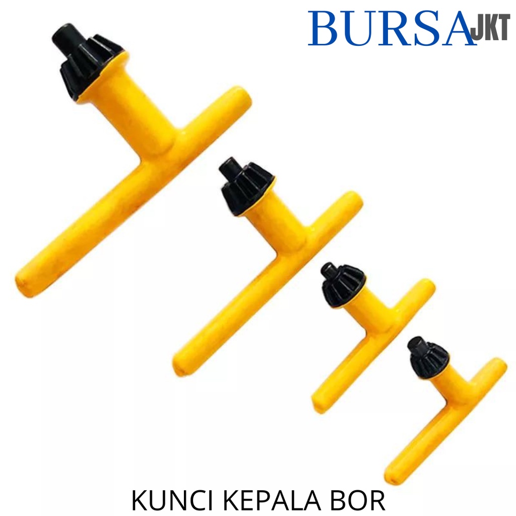 KUNCI MATA BOR BENTUK T UNTUK BUKA PASANG KENCANGKAN UKURAN 0.6 - 6 MM