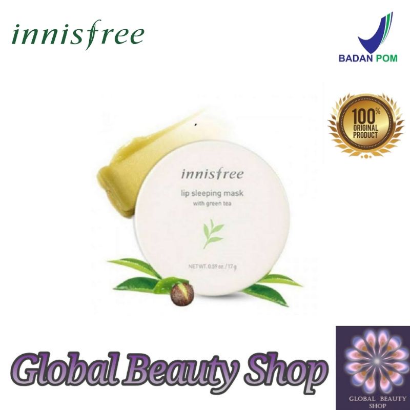 Innisfree Lip Sleeping Mask With Green Tea 17G