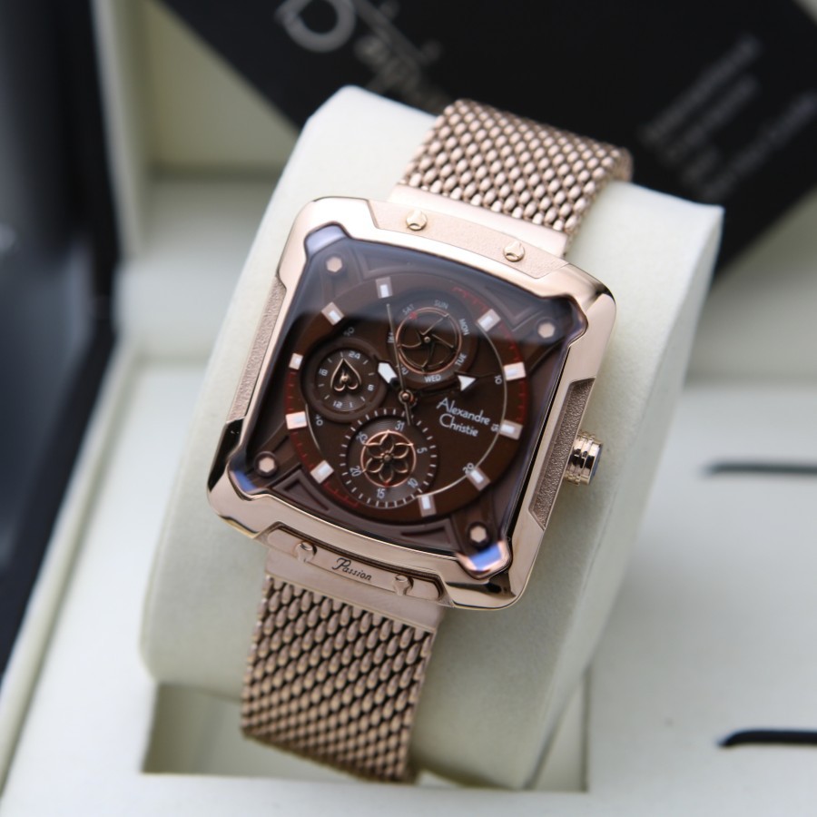 JAM TANGAN WANITA ALEXANDRE CHRISTIE AC 3030 / AC3030 RANTAI PASIR ORIGINAL