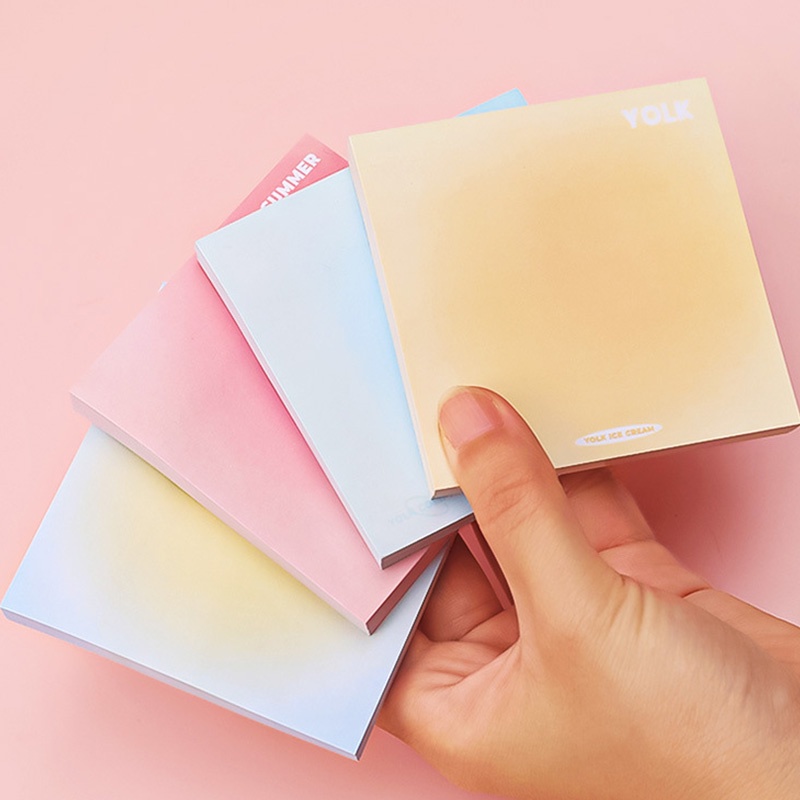 50 Lembar Sticky Note Mini Warna Gradasi