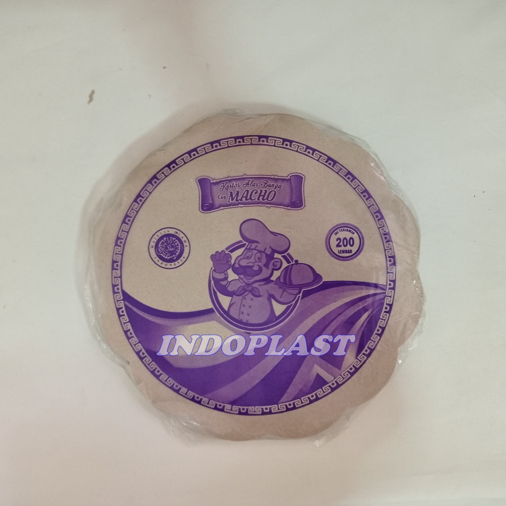 Kertas Nasi/Kertas Nasi Alas Macho Ungu isi 250lbr