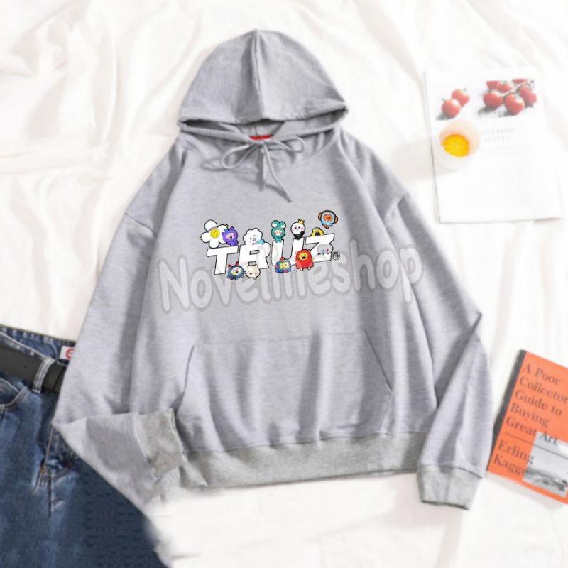  JAKET KPOP HOODIE TREASURE TRUZ KOREAN KPOP PREMIUM FLEECE M - XXL HOODIE WANITA & PRIA-4