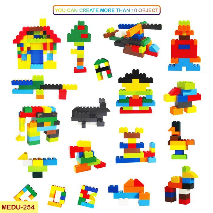 BRICK GAME PINTAR 3D Puzzle mainan balok susun anak MEDU-254