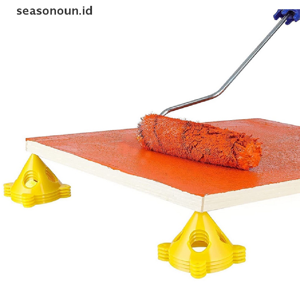 【seasonoun】 10pcs Pyramid Stands Cone Stands Paint Tool Triangle Paint Pads Feet Woodworking .