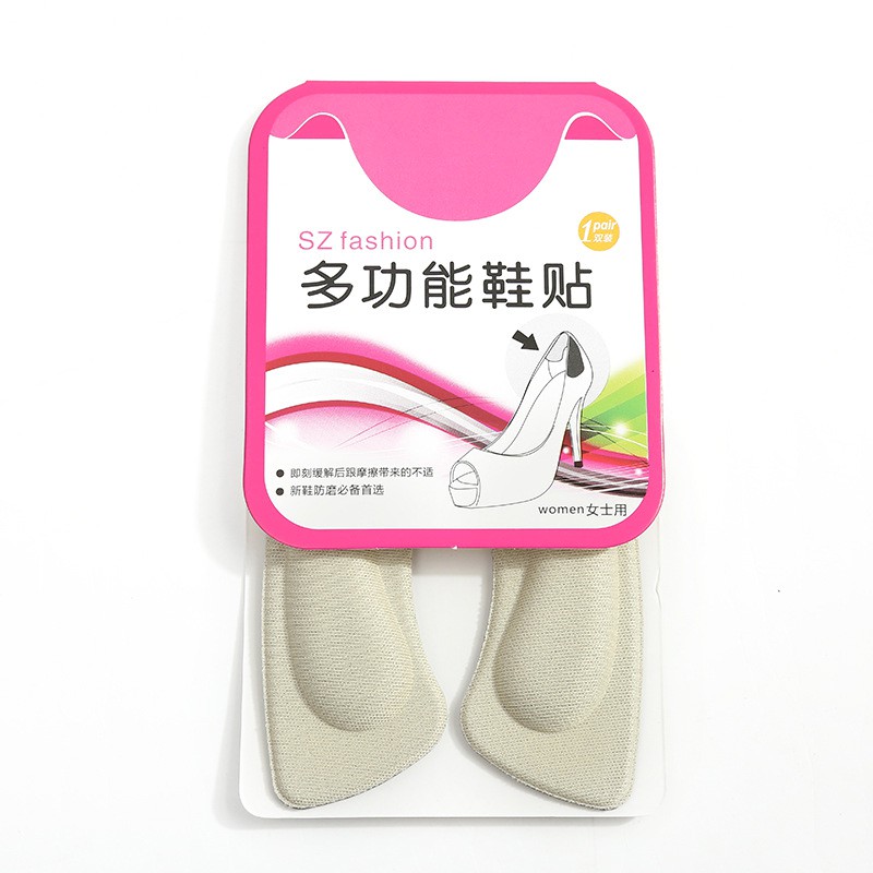 Busa Lembut Sol Sepatu Hak Tinggi Pad Heelpiece Kaki Stick Foot Pad Cushion Sol Menghilangkan Rasa Sakit