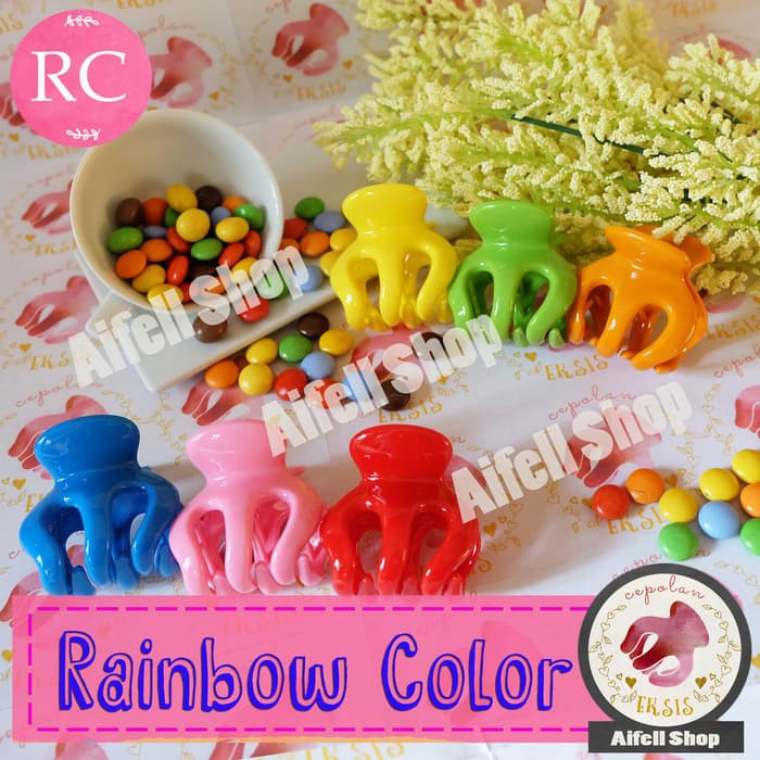 Murah Jeday Ori/Acc Rambut/Trend/Jepit Rambut / ORi Thailand jedai Rainbow Color