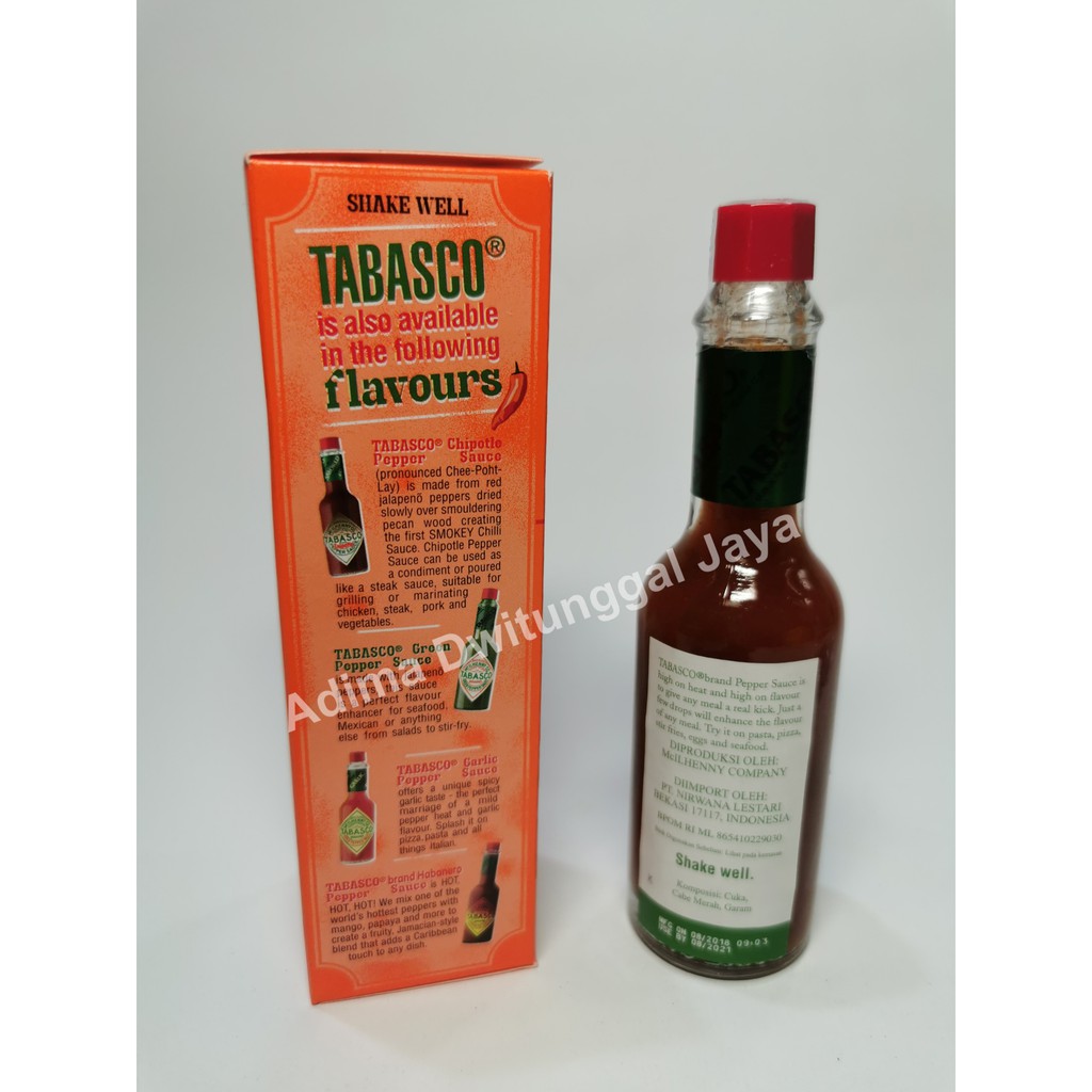 Red Pepper Sauce Tabasco 60 ml / Saus