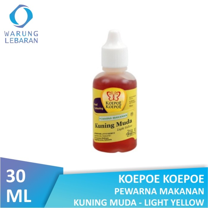 

Koepoe Koepoe Pewarna Makanan Kuning Muda 30 ml - Food Colouring
