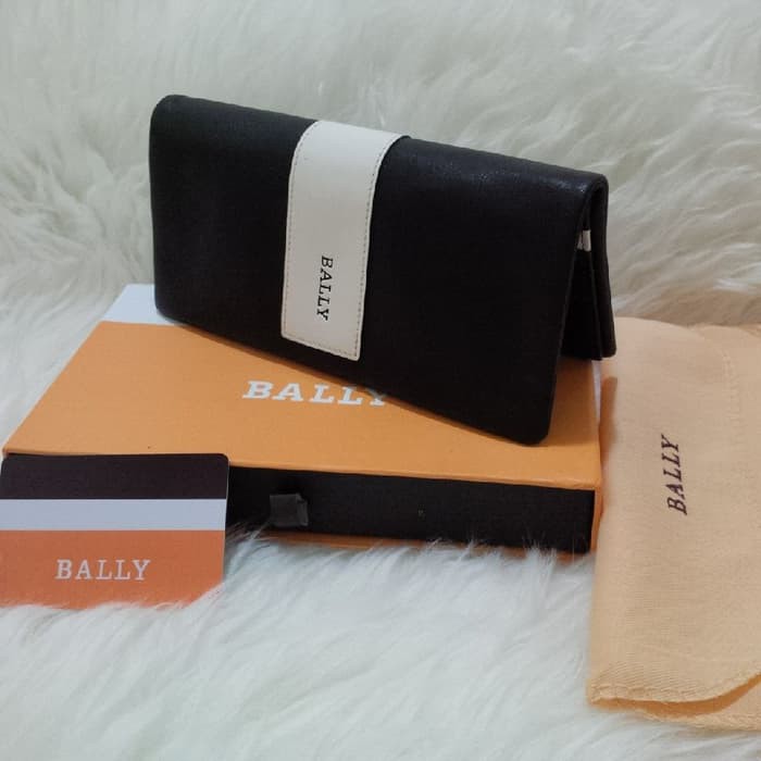 Dijual BALLY Dompet Kulit Pria 3737 A   Dompet Panjang Import Murah