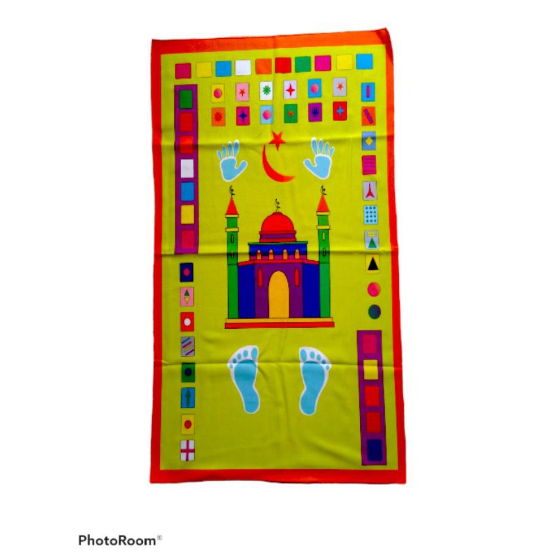 SAJADAH PRINTING ANAK LAKI LAKI DAN PEREMPUAN BISA CUSTOM NAMA-Mesjid 4