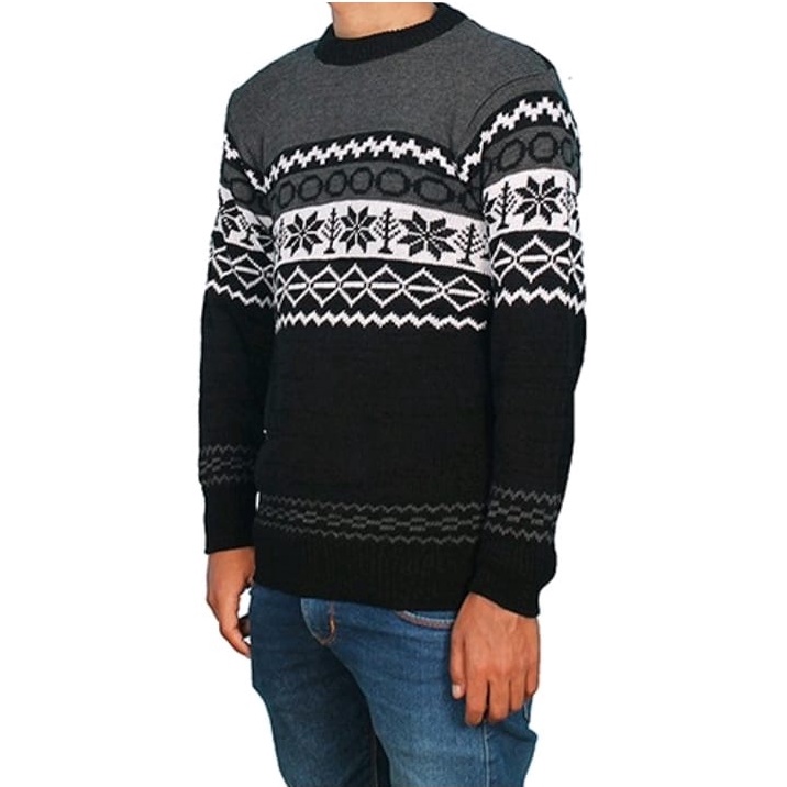 pojoksweater.id - Sweater Rajut Blacky Tribal Kualitas Terbaik