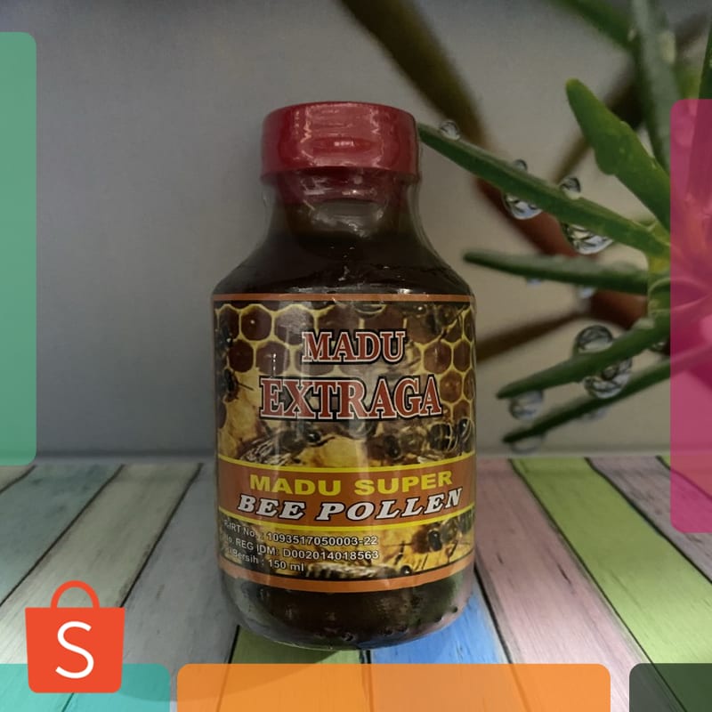Termurah Madu extraga bee pollen 150ml