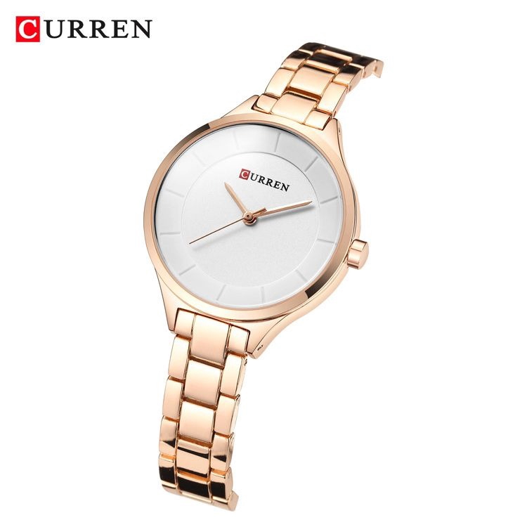 CURREN 9015 Jam Tangan Wanita Analog Stainless Steel WK-SBY