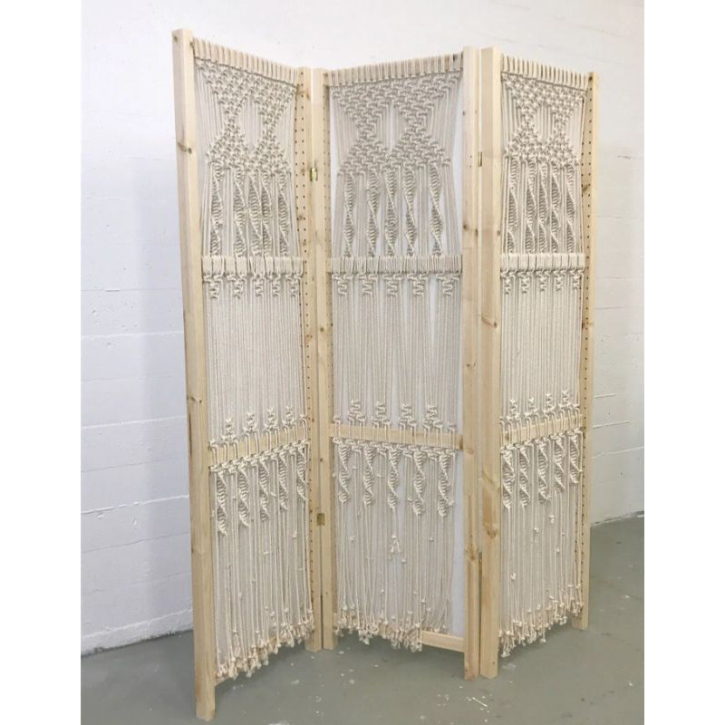 Sekat Ruangan Macrame, Pembatas Ruangan Macrame, Pembatas Ruangan Bohemian