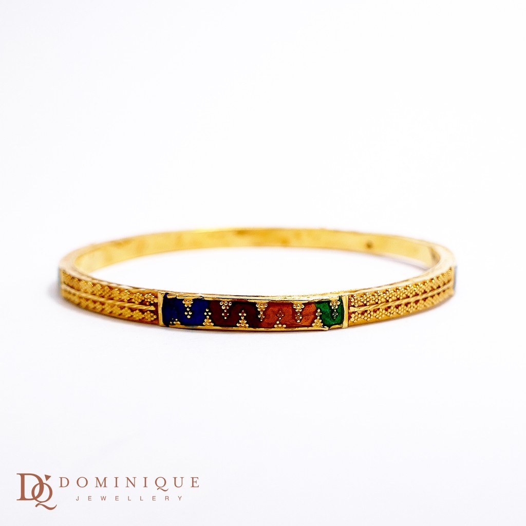

Dominique Jewellery-Gelang Dubai Standar Internasional 91,6% DQG 509