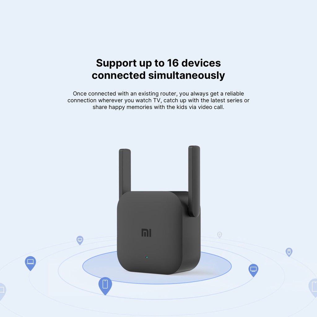 Xiaomi Mi Wi-Fi Range Extender Pro / Xiaomi Wifi Extender Pro Repeater Amplifier 300Mbps