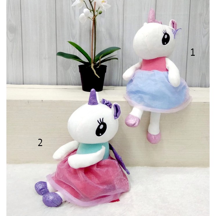 Boneka soft unicorn Import