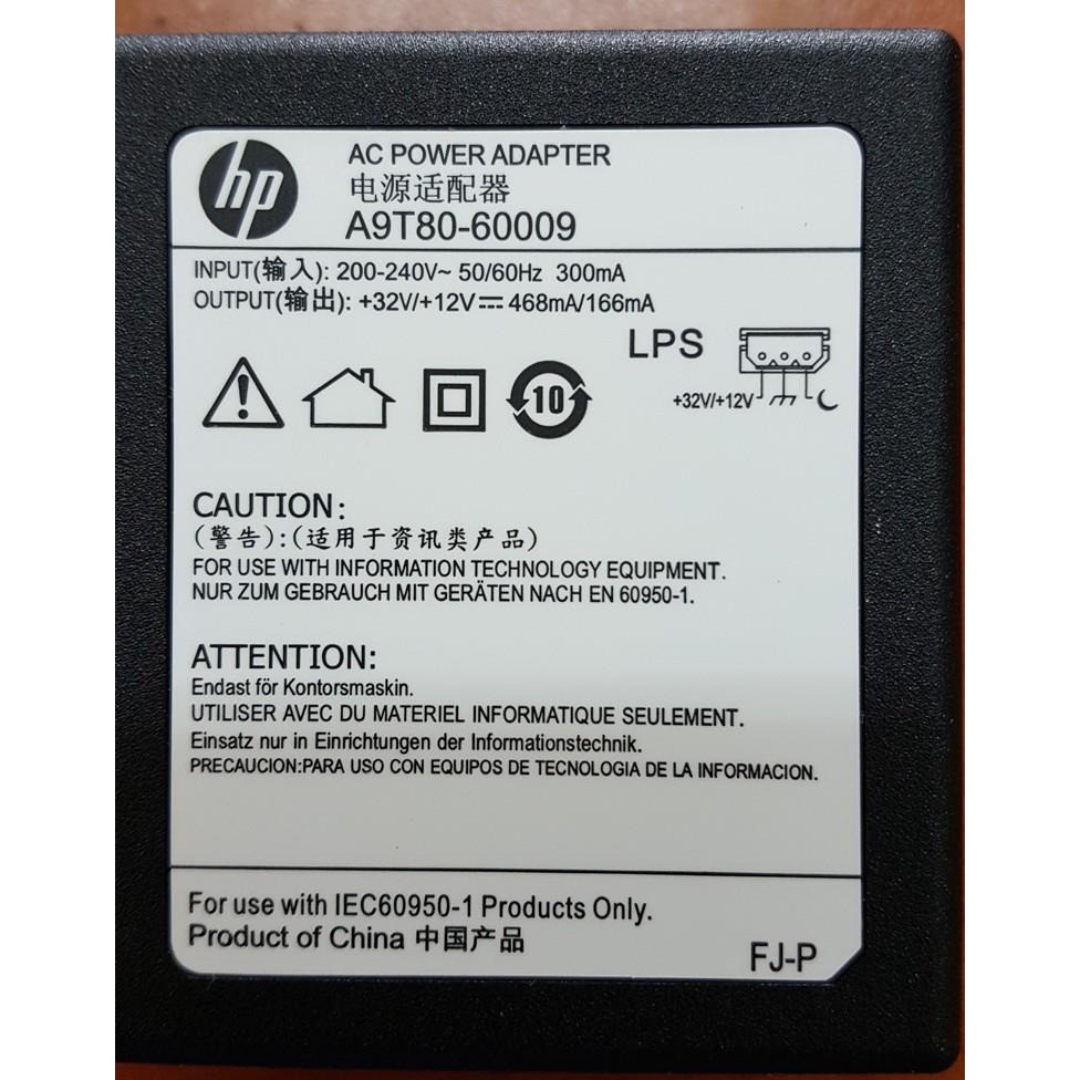 Adaptor HP A9T80-60008 Officejet 6830 Ink Advantage 3545 4515 4645 Envy 4500