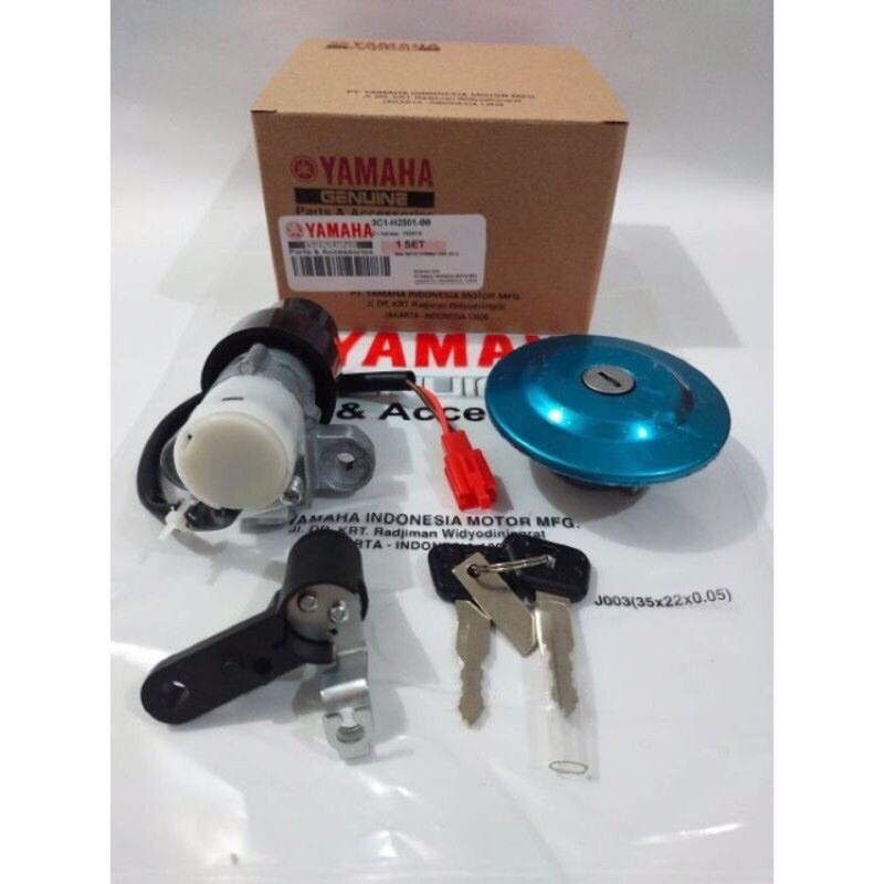 KUNCI KONTAK SET ASSY VIXION LAMA + TUTUP TANGKY VIXION OLD/VIXION LAMA ORI YGP