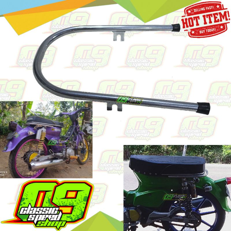 Begel Behel U Racing supercub astrea 800 c800 pnp Honda C70 pitung Besi Krom