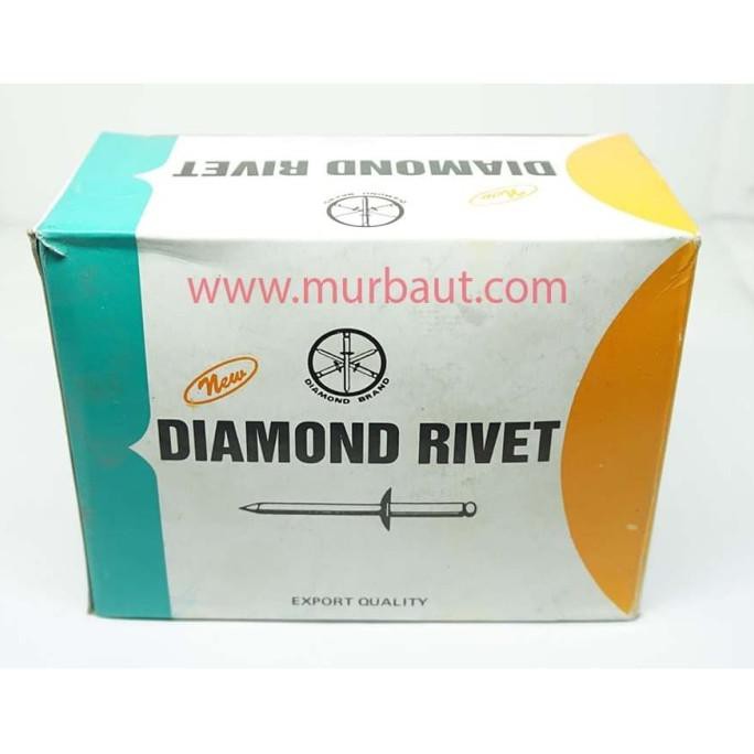 

[cod] Paku Rivet 4 x 11 1000pcs Blind Rivet 4mm x 11mm Merk Diamond DM540 [cod]
