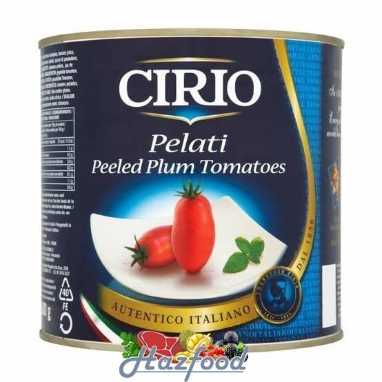 

Cirio Tomato Peeled 2.5 Kg Pelati Tomat Kupas Dalam Jus Tomat