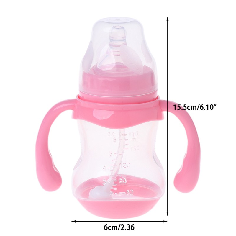 Botol Susu Bayi Real Bubee BPA FREE Baby Milk Bottle 150ml 2in1 BD11