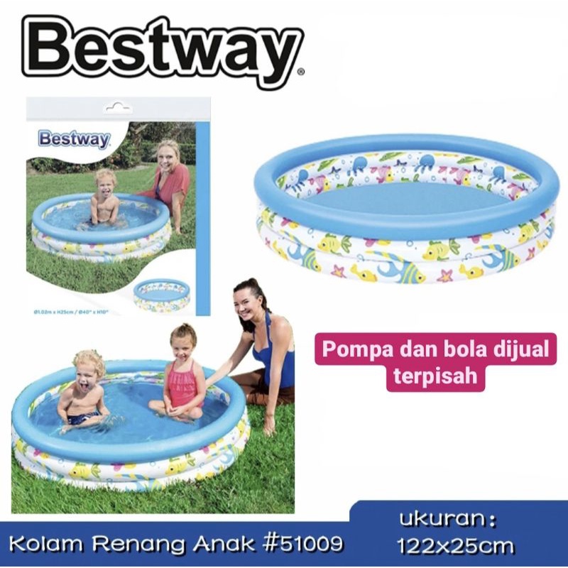 kolam renang bestway 51009 &amp; 51008 / kolam renang anak