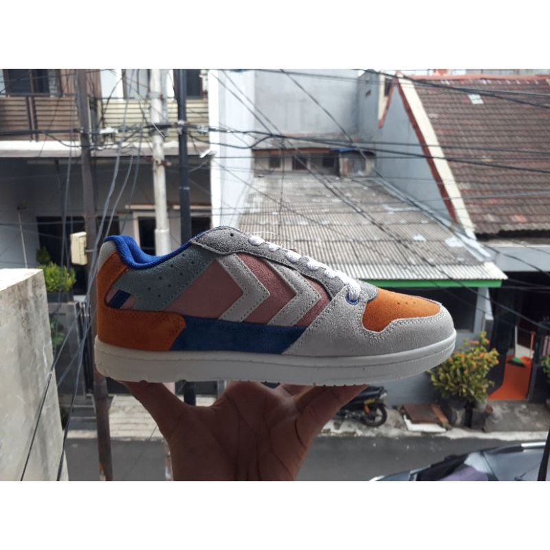 Hummel Power Play Sneakers Suede Original - Pink / Multi Color