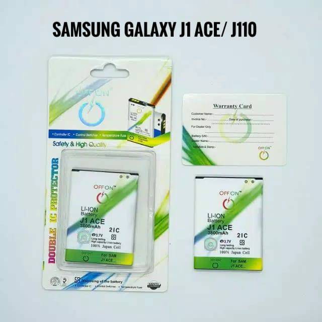 Baterai Batre Double Power OFFON Samsung Galaxy J1 Ace J110 Battery