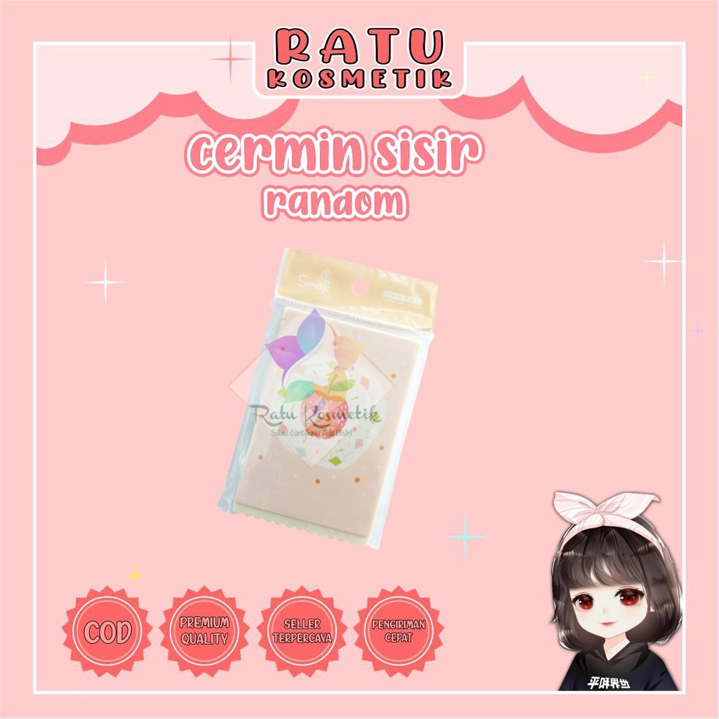 ❤ RATU ❤ Cermin Make Up Karakter Hp Barbie | Kaca Sisir Kotak Lipat Aishu Buku