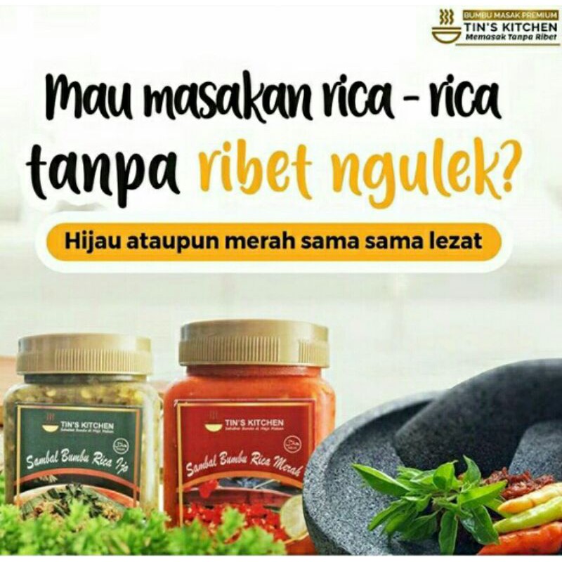 

Sambal Rica-rica Merah/Hijau