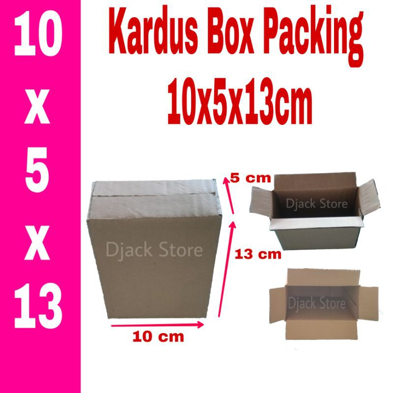 

Kardus Box Packing 10x5x13cm