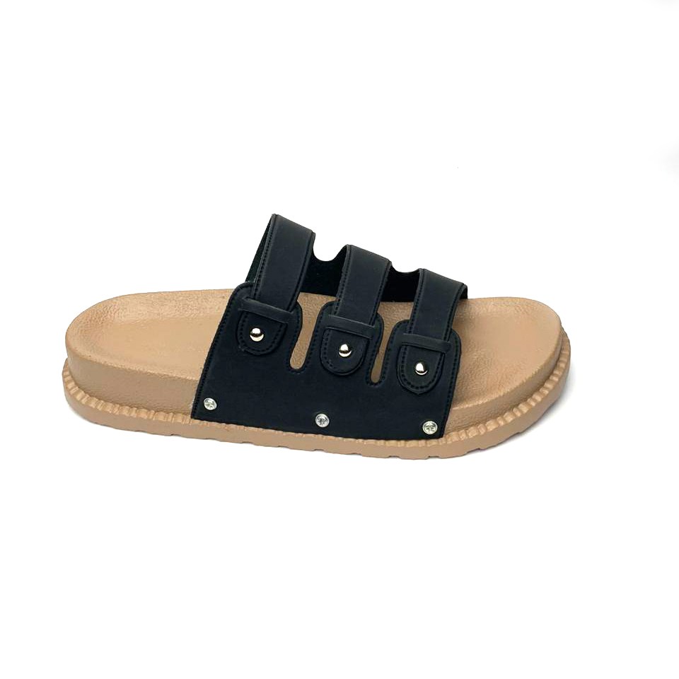 SANDAL PLATFORM JELLY WANITA KOKOP FLIP SANDAL STRIP 03-8