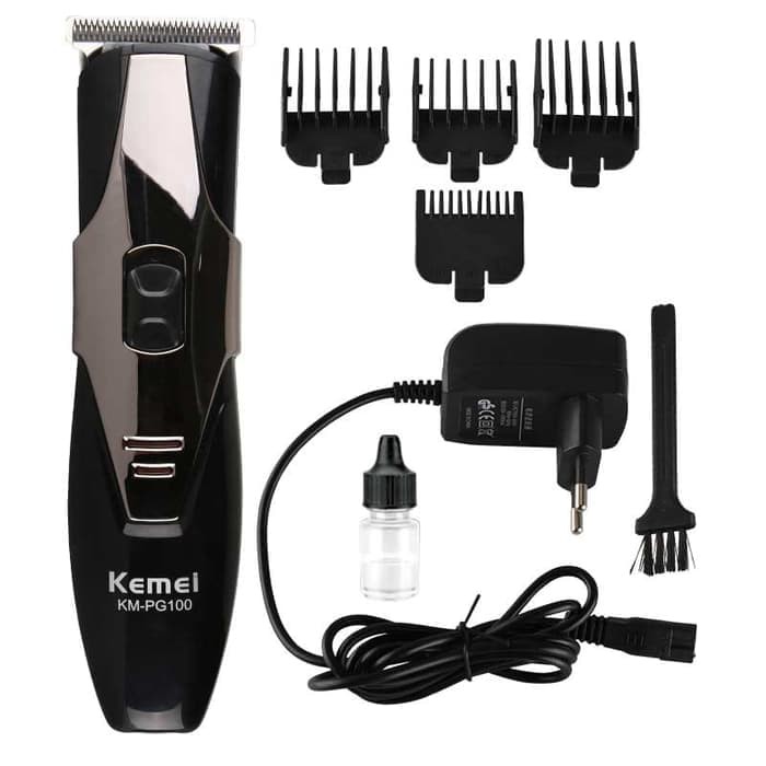 KEMEI KM PG 100 ALAT MESIN CUKUR BULU RAMBUT RECHARGEABLE HAIR CLIPPER