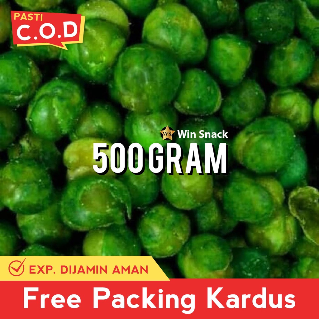 

MAKANAN RINGAN KACANG POLONG 500 GRAM SNACK KILOAN JAJANAN CEMILAN CAMILAN JADUL