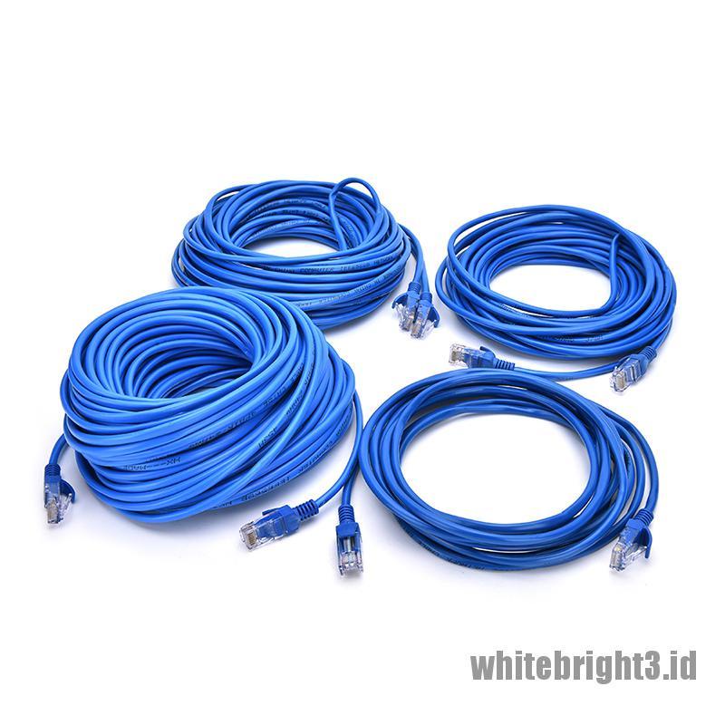 &lt;white3&gt; Cat5e Ethernet Patch Cable RJ45 Computer Networking Cord RJ45 Ethernet Coupler