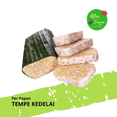 

Tempe Kedelai Fresh/ Segar Per Papan