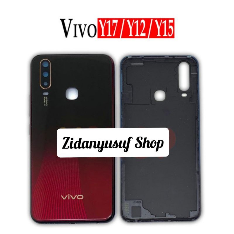 BACKDOOR BACK COVER KESING CASING HOUSING VIVO Y12 Y15 Y17 TUTUP BELAKANG ORIGINAL